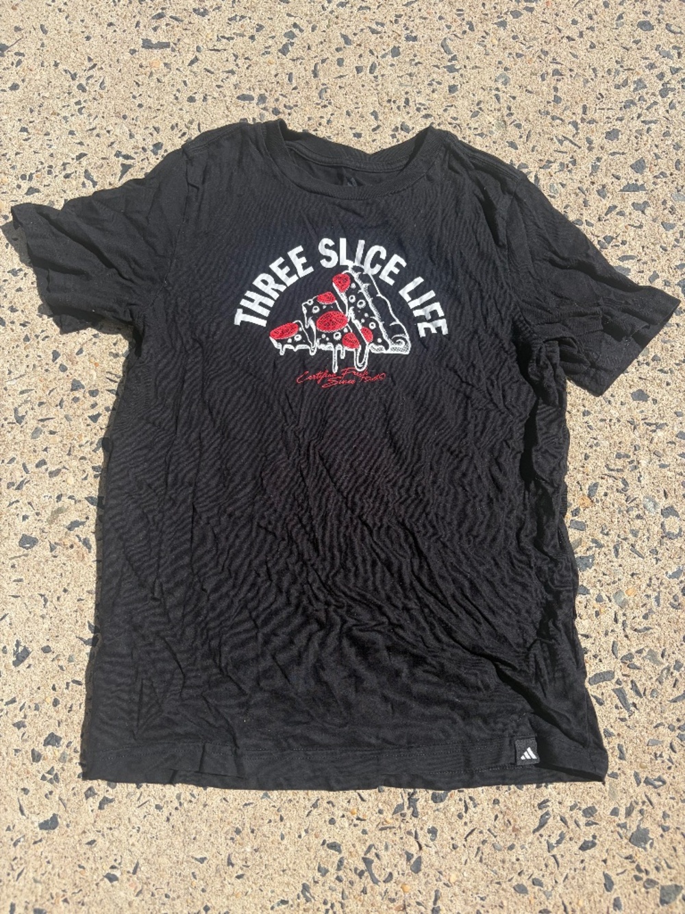 Adidas three slice life shirt